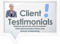 Deborah van Eersel, UVA Foundation Testimonial